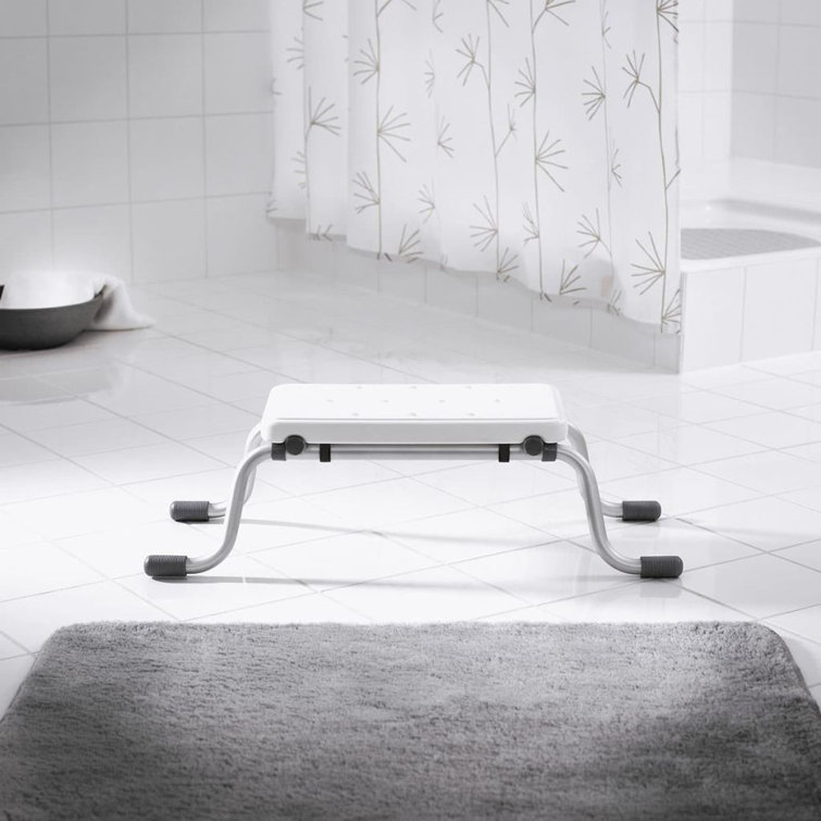 Belfry Bathroom Ridder Bathtub Seat/Footstool Eco White Wayfair.co.uk